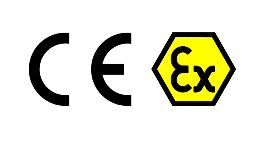 ATEX labels CE Ex
